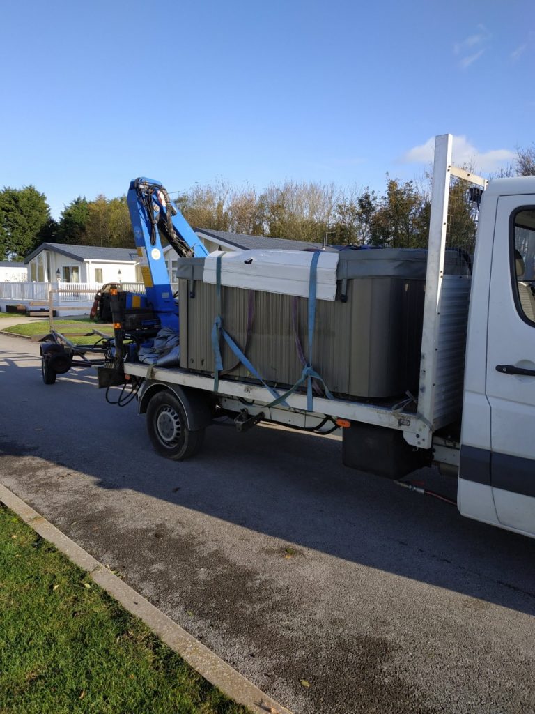 Hot Tub Move - Loaded Up Ready to Go