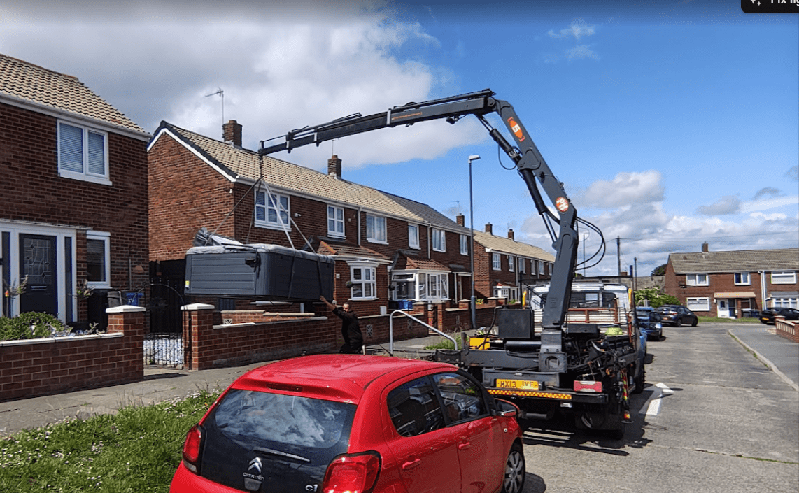 Hot Tub Relocation from Teesside to South Shields